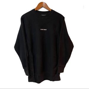 Know Wave Crewneck Sweatshirt Sz L